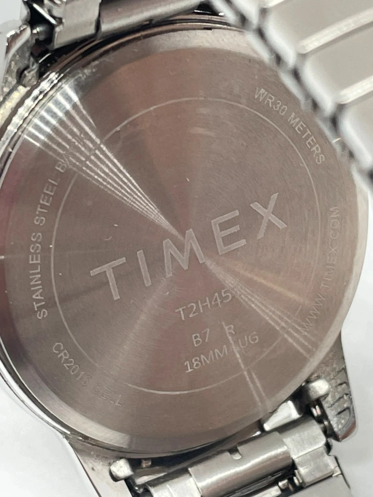 Reloj TIMEX Indigo, original nuevo con caja | Acero inoxidable, luz nocturna, modelo WR 30M – photo 15